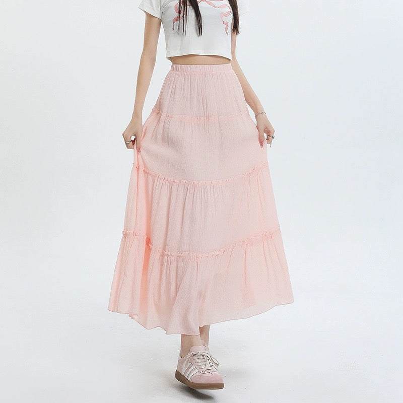 Konggeins Casual slim long skirt