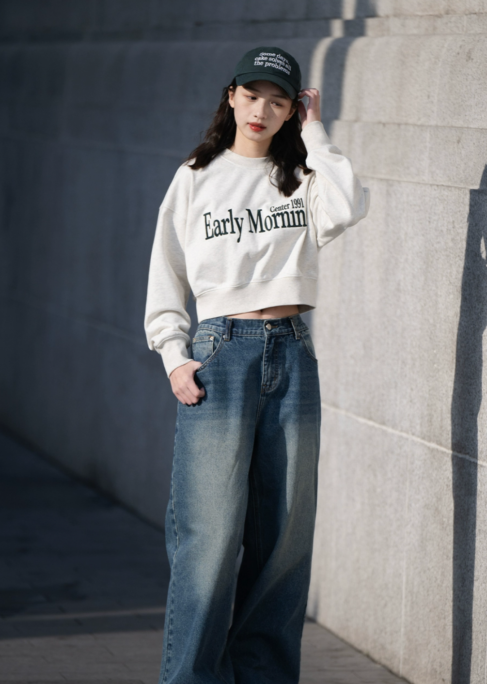 BELLKENIDE Loose Retro Couple Sweatshirt