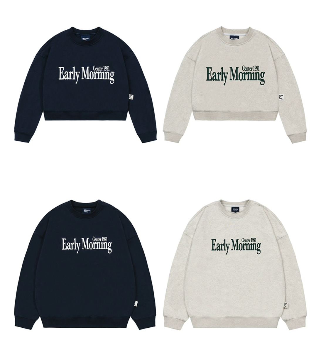 BELLKENIDE Loose Retro Couple Sweatshirt