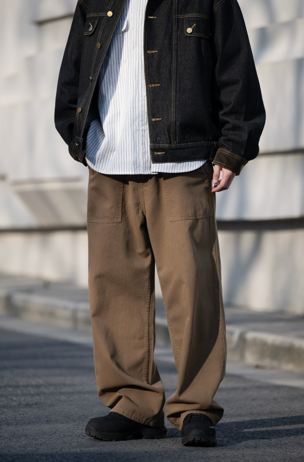 BELLKENIDE Simple American Retro Cargo Pants