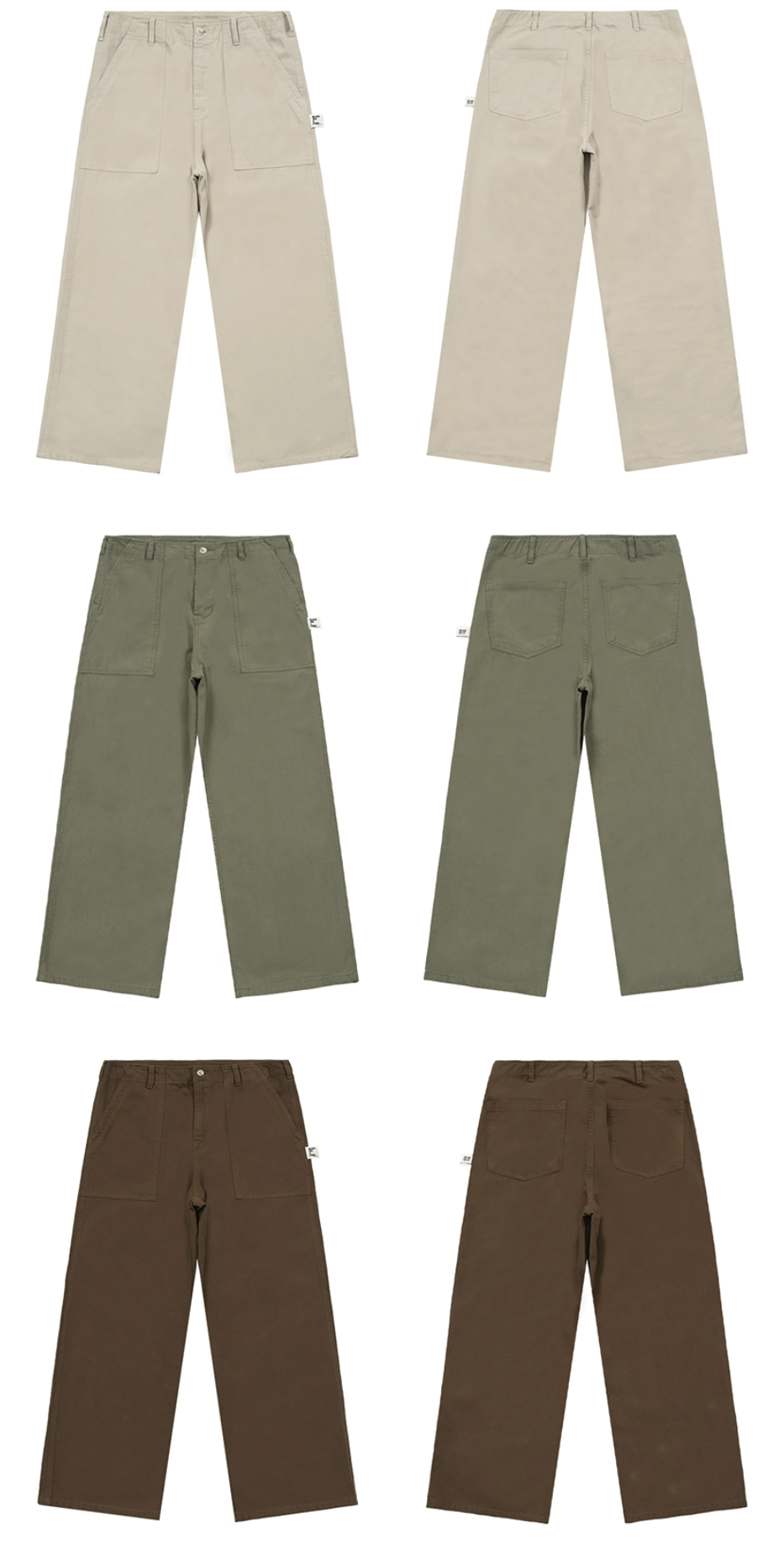 BELLKENIDE Simple American Retro Cargo Pants