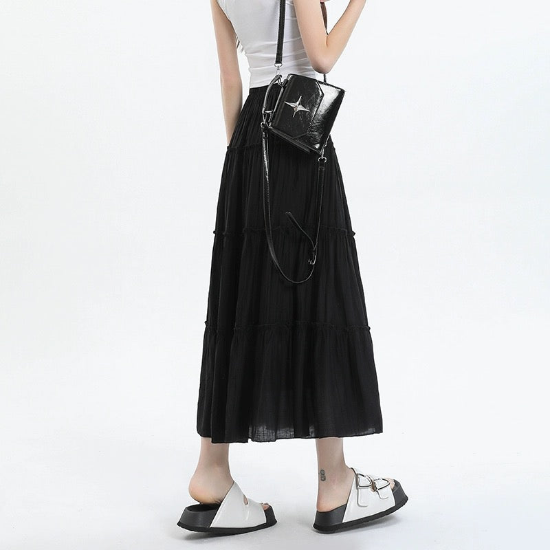 Konggeins Casual slim long skirt