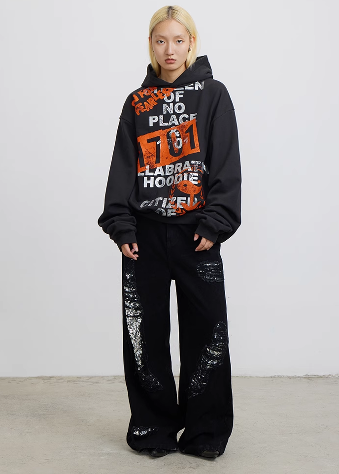 CONP Rough Overprint Sweatshirt