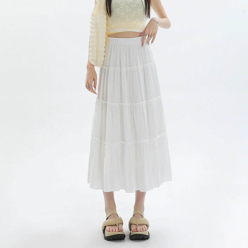 Konggeins Casual slim long skirt