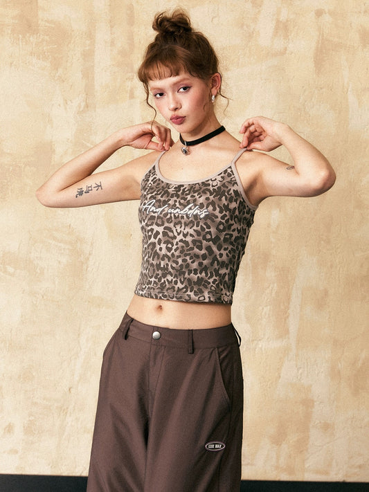 EZEK&STUDIO American leopard print camisole