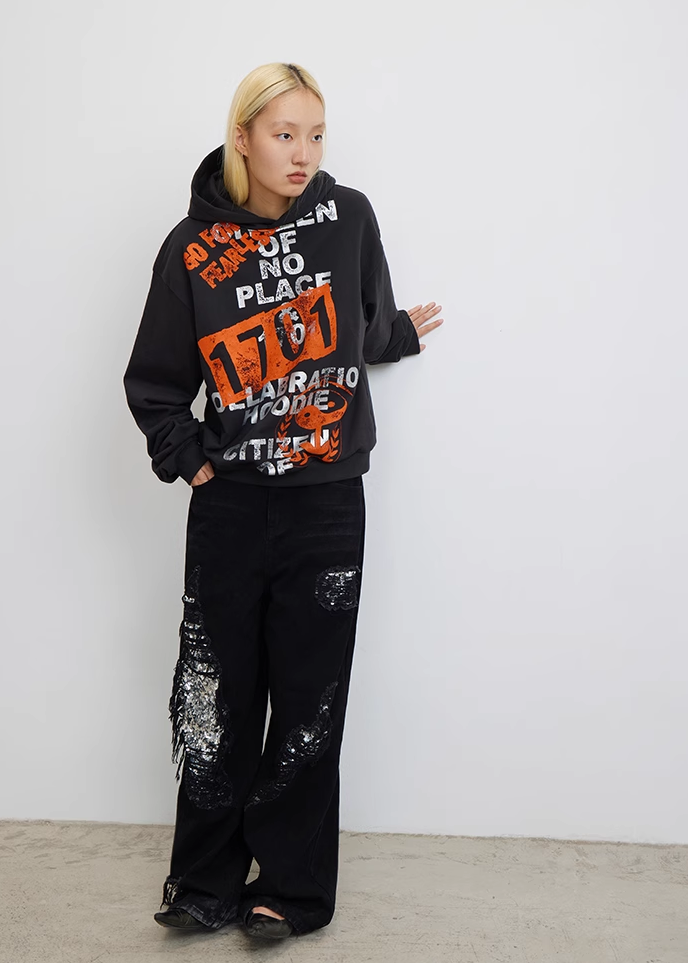 CONP Rough Overprint Sweatshirt