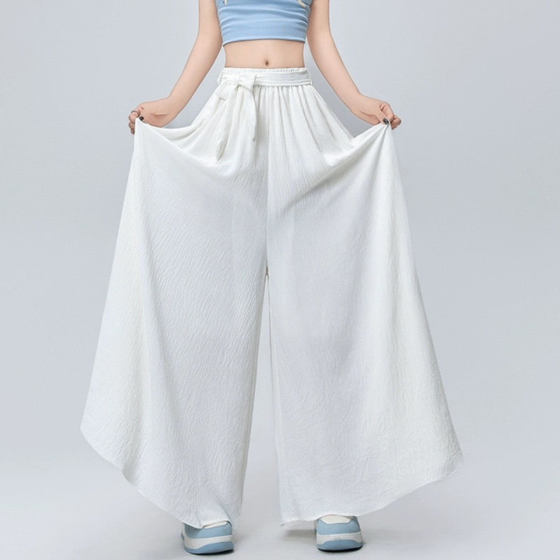 Konggeins Elegant casual wide leg pants