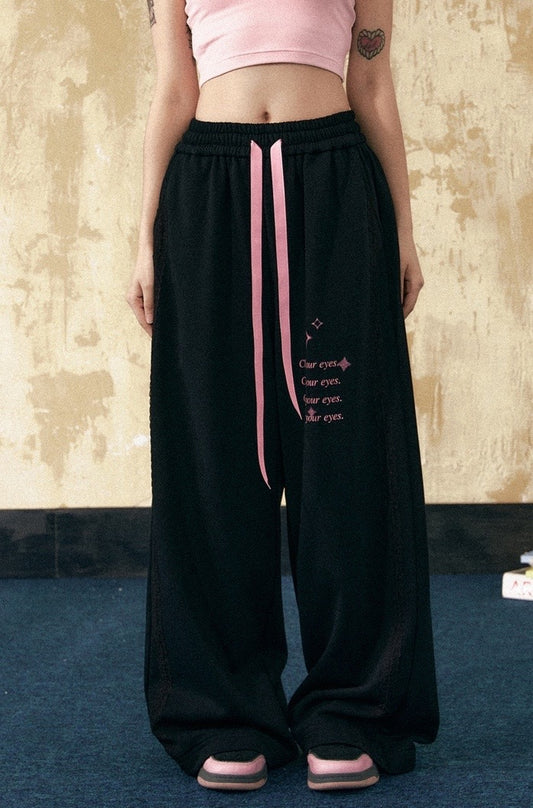 EZEK&STUDIO American Retro Wide-reg Floor-length pants