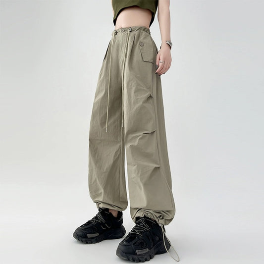 Konggeins American casual simple wide pants