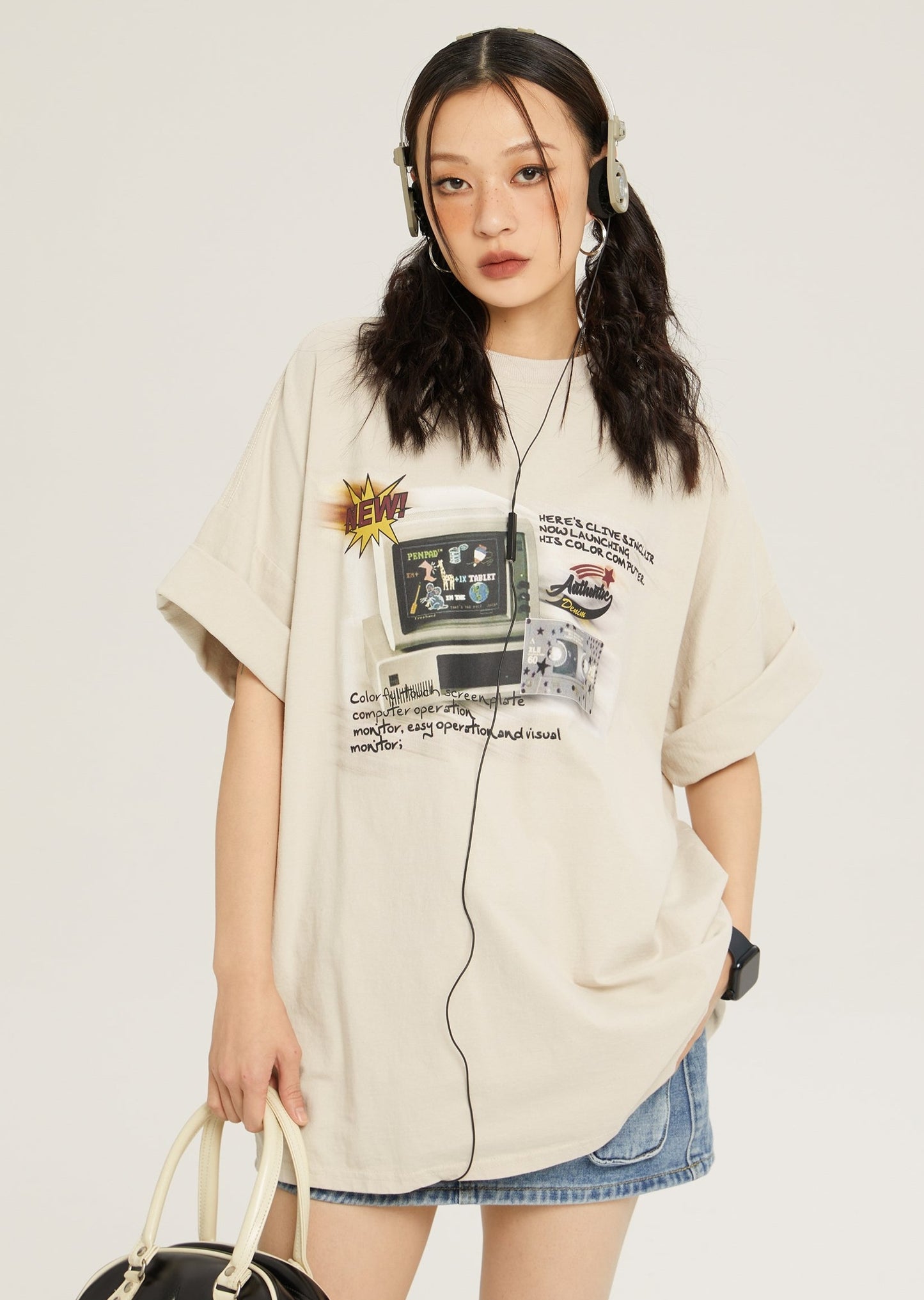 EZEK&STUDIO American Retro Neutral T-shirt