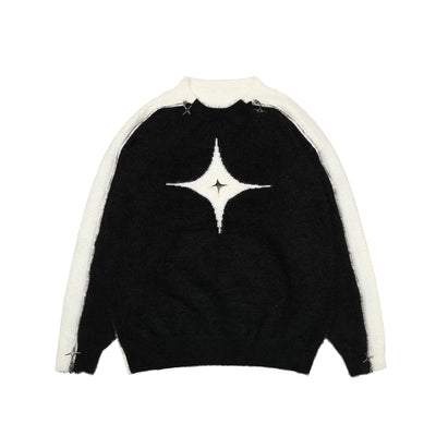 EZEK&STUDIO Mohair Knitted Sweater