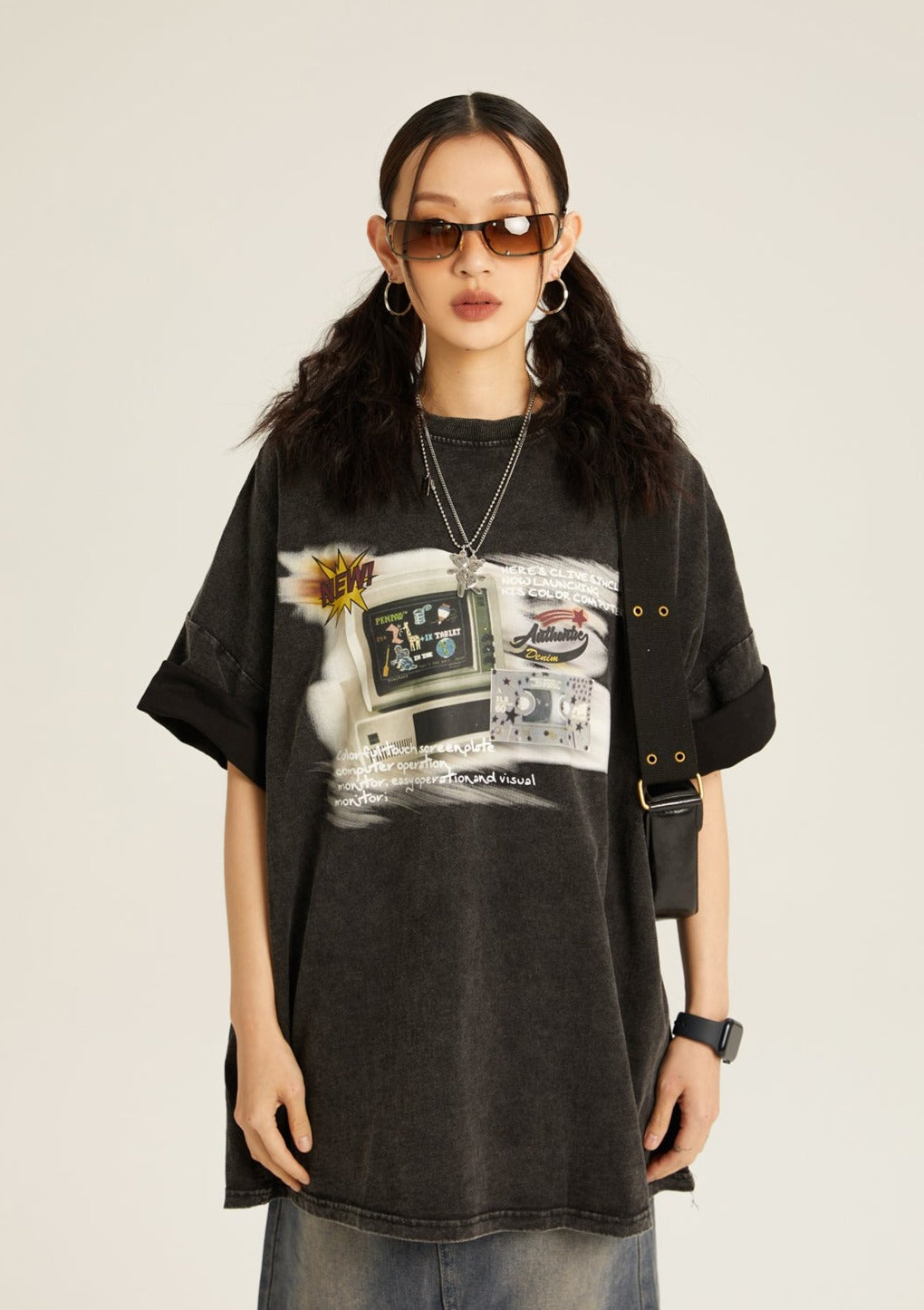 EZEK&STUDIO American Retro Neutral T-shirt