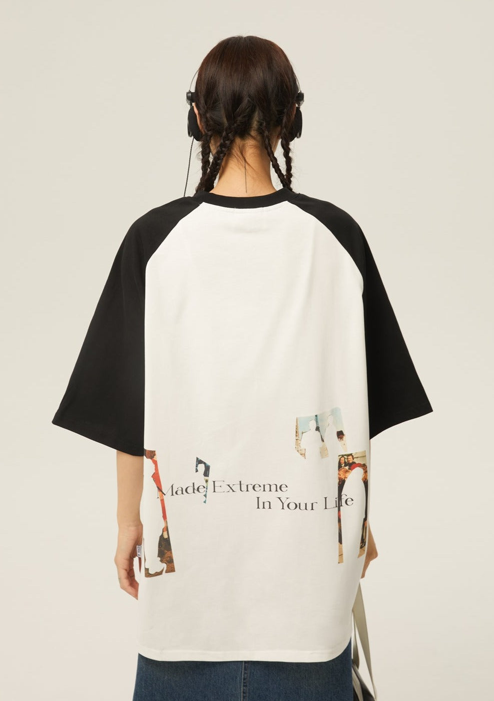 EZEK&STUDIO Contrast Color T-shirt