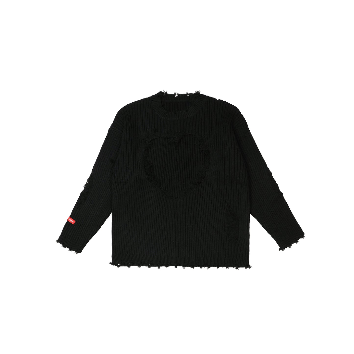 EZEK&STUDIO Heart Knitted Sweater