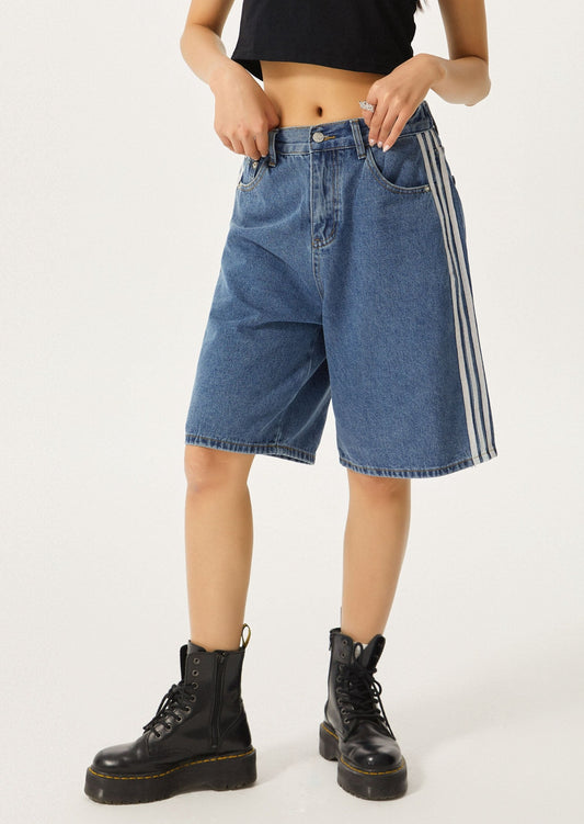 EZEK&STUDIO Retro Denim Short Pants