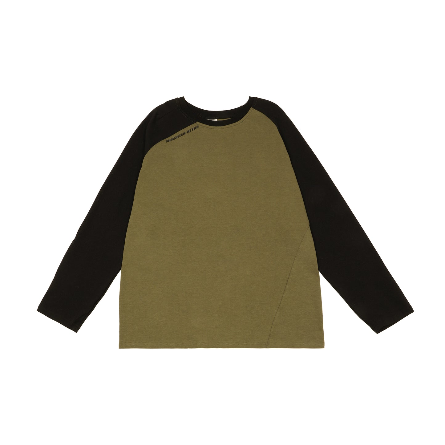 EZEK&STUDIO Over Stitch Contrast Raglan T-shirt