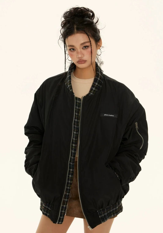 EZEK&STUDIO Classic Style Zip Warmer Jacket