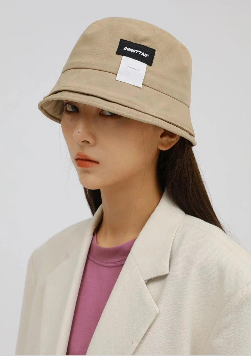 DONOTTAG double-brimmed logo bucket hat