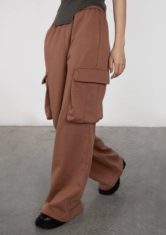 CRYING CENTER Low Waist Work Pocket Pants