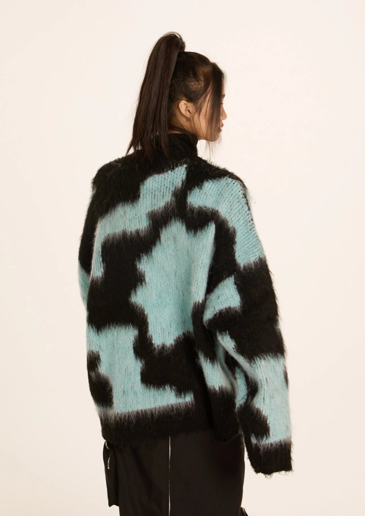 EZEK&STUDIO Mohair Knitted Ambient Sweater