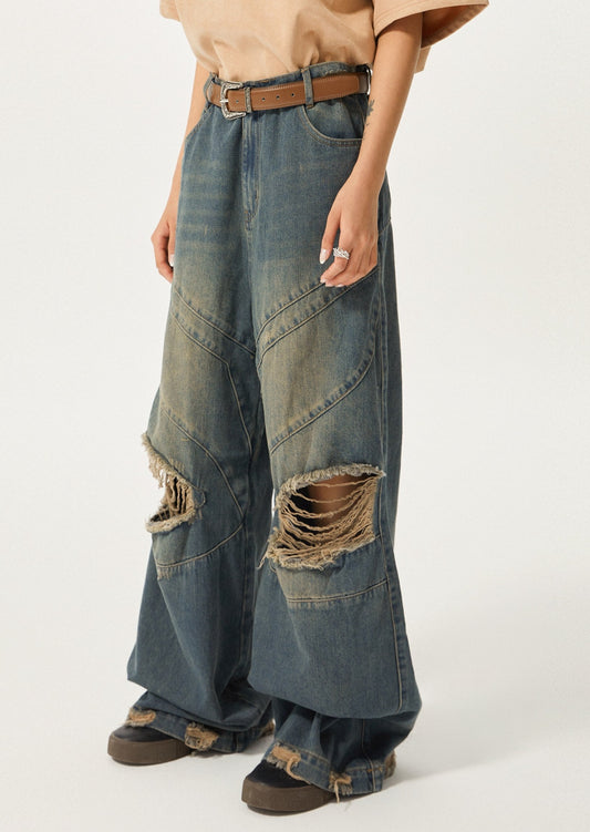 EZEK&STUDIO Retro High waist jeans