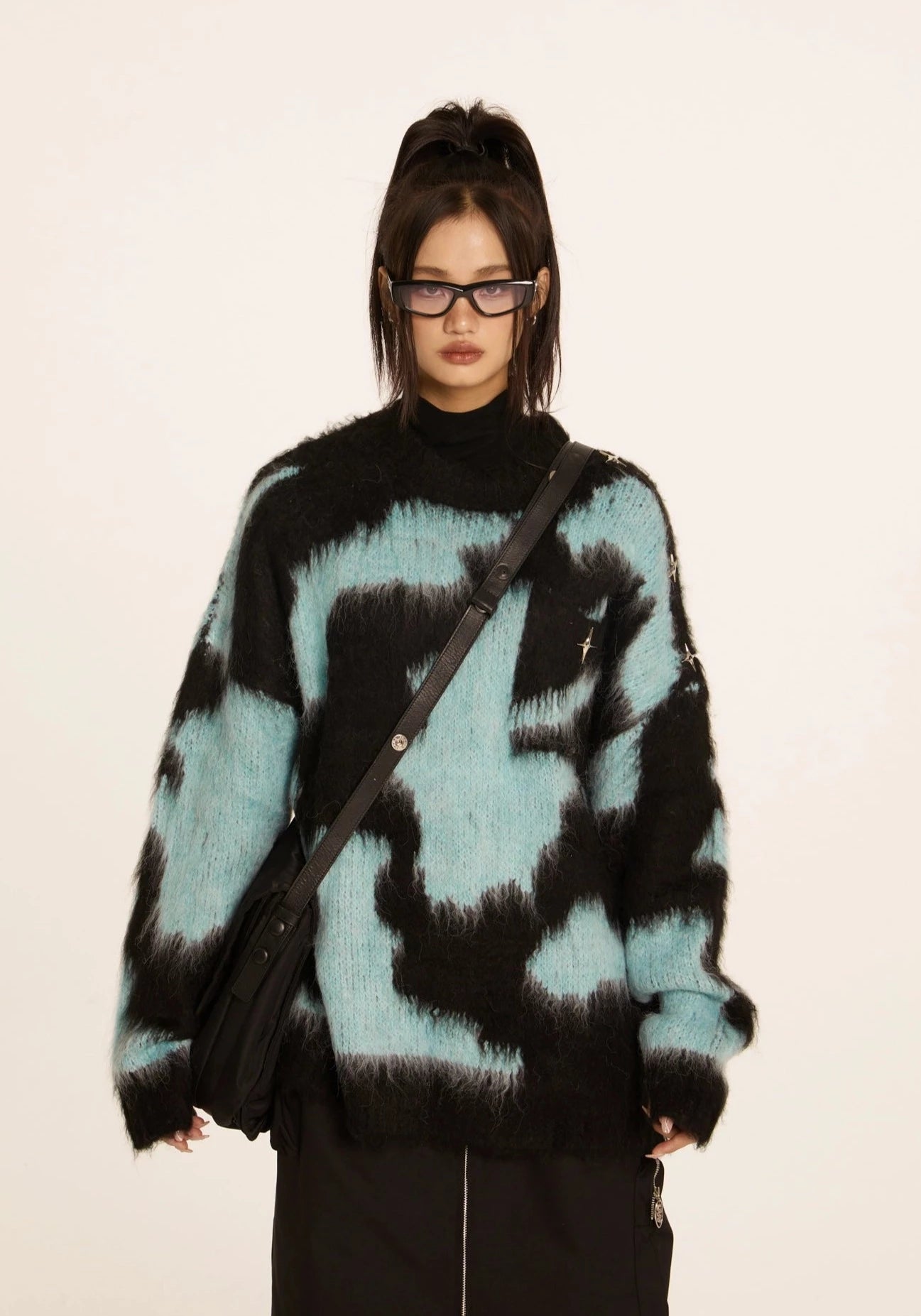 EZEK&STUDIO Mohair Knitted Ambient Sweater