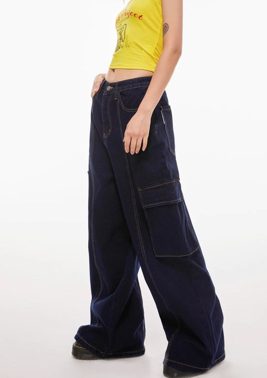 EZEK&STUDIO High-waisted Work Casual Jeans