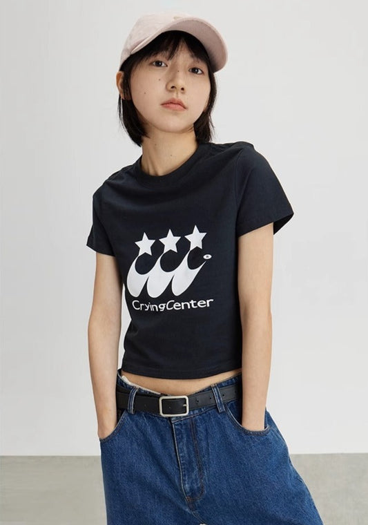 CRYING CENTER Star T-shirt