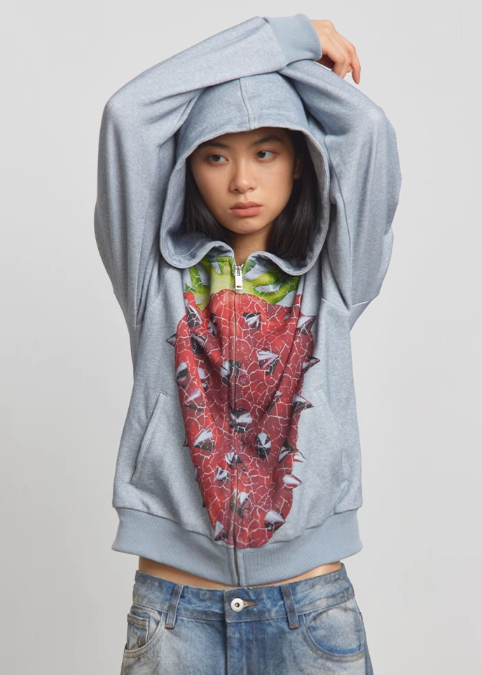 CONP Punk Strawberries Hoodie