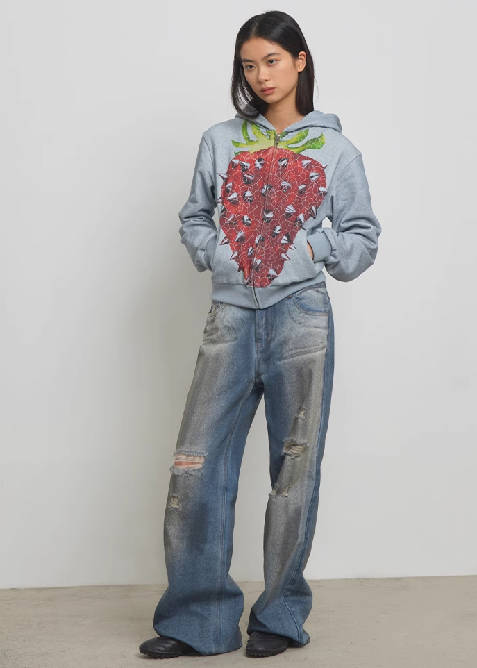 CONP Punk Strawberries Hoodie