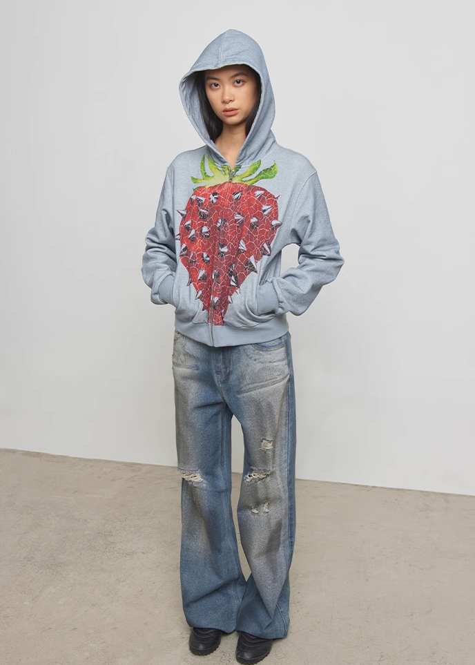 CONP Punk Strawberries Hoodie