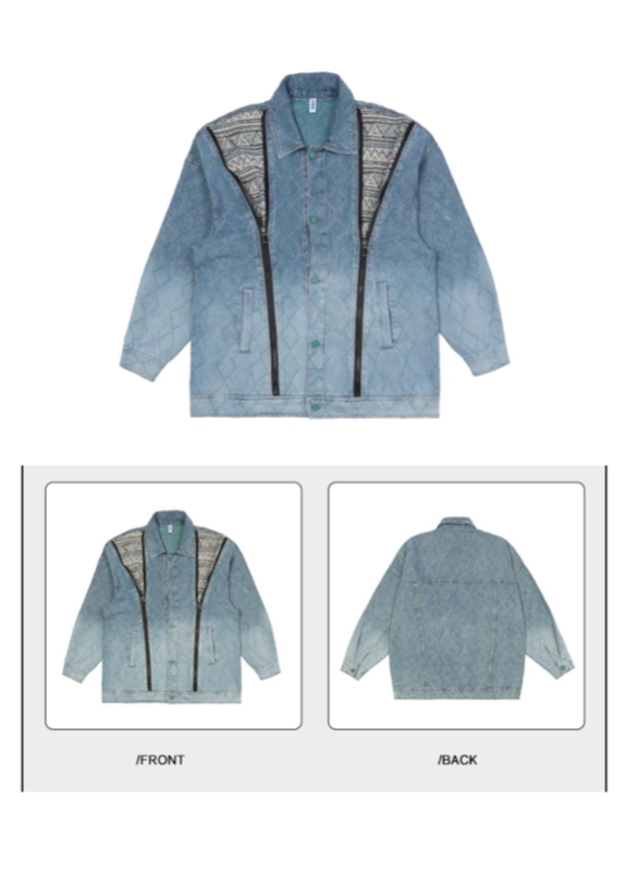 EZEK&STUDIO Design Denim Jacket