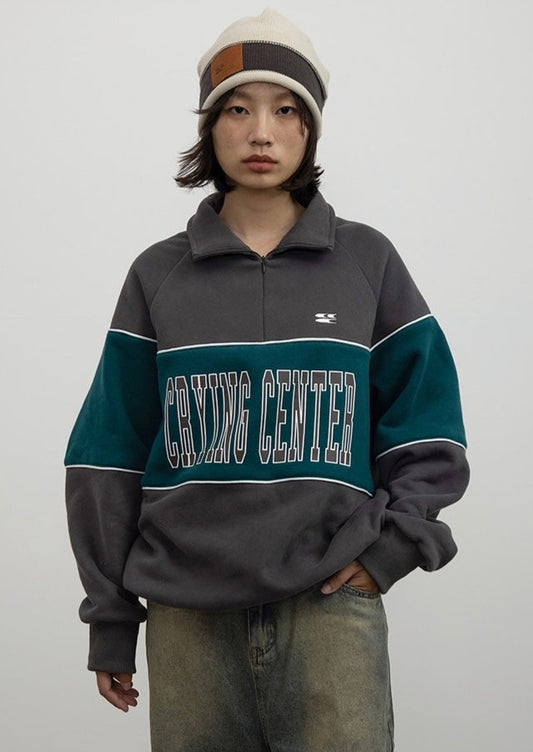 CRYING CENTER Retro Sports Pullover