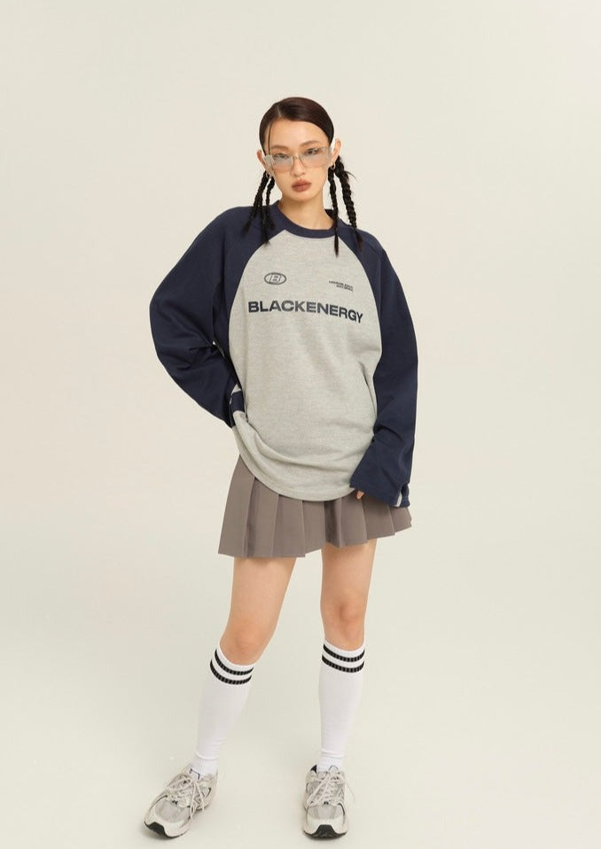 EZEK&STUDIO Raglan Long Sleeve Tee