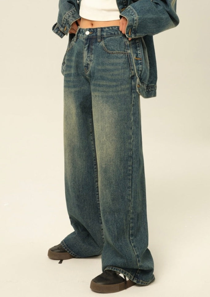 EZEK&STUDIO Set-up Denim Pants