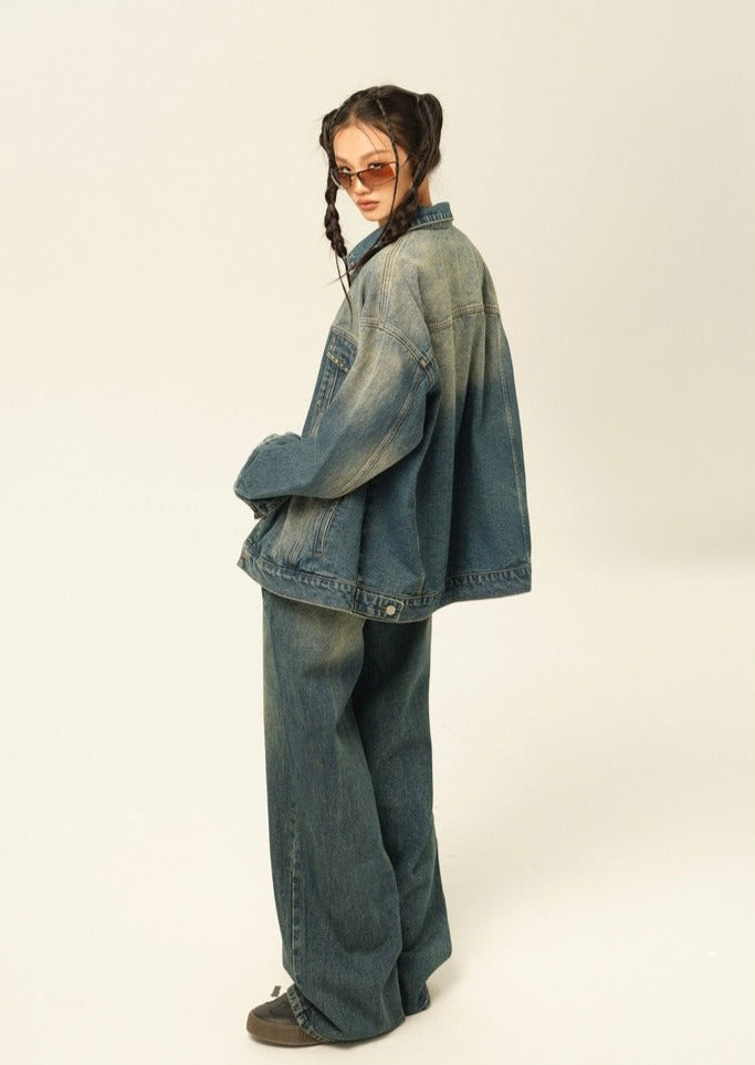 EZEK&STUDIO Set-up Denim Pants