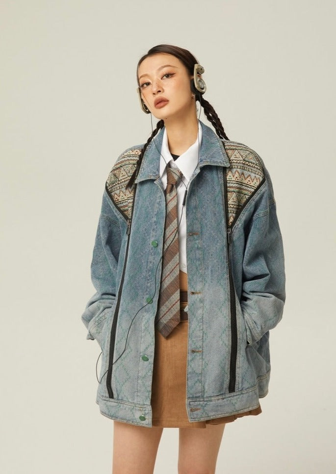 EZEK&STUDIO Design Denim Jacket