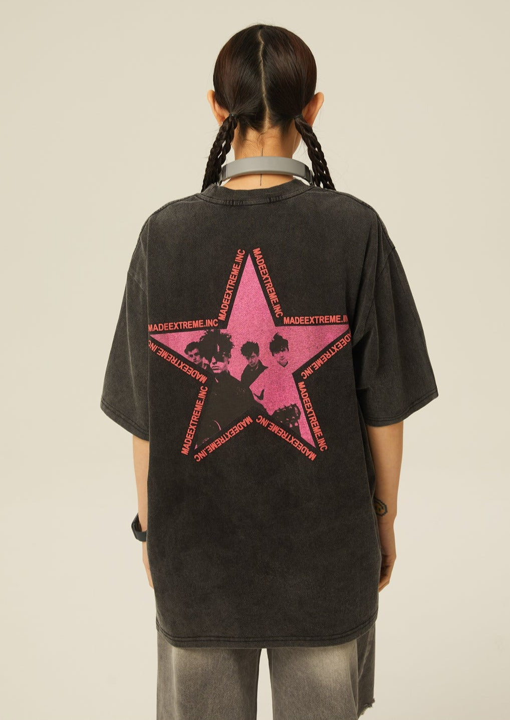 EZEK&STUDIO Retro Washed T-shirt